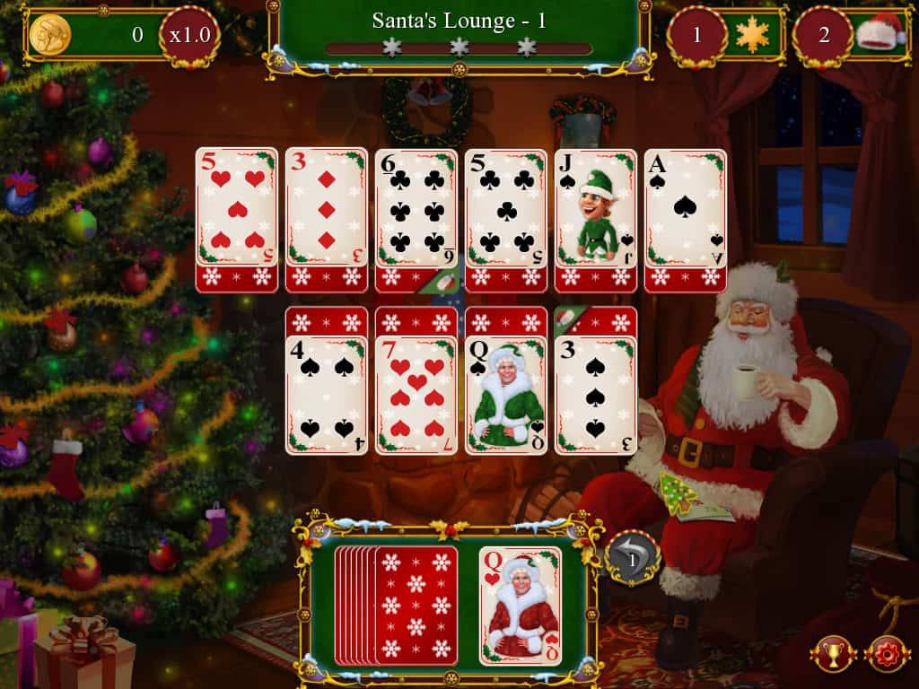 santas christmas solitaire ss